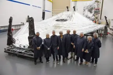 new york film academy students on webb telescope tour