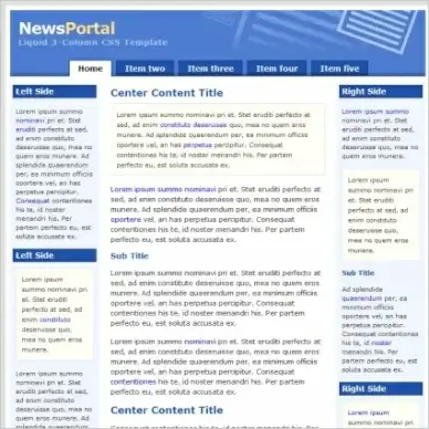 News Portal Template