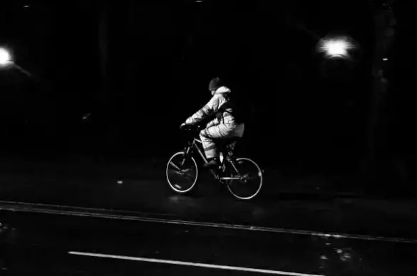 night cyclist