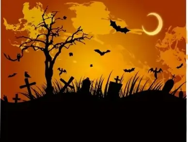 Night in semetery
