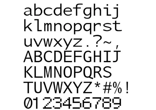Nu Sans Mono
