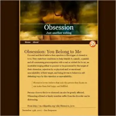 Obsession Template