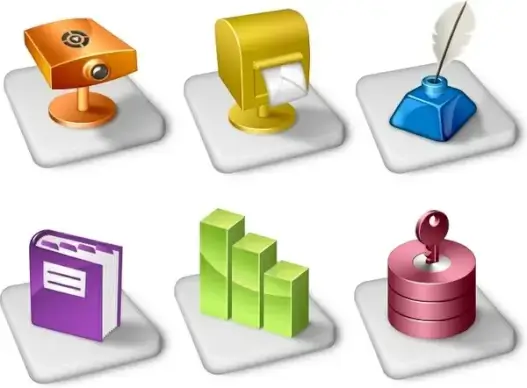 Office dock icons icons pack