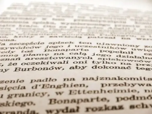 old book page