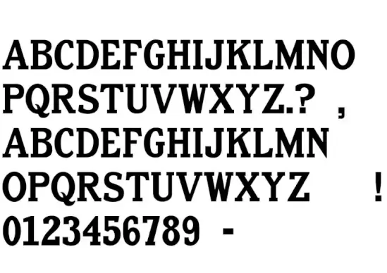 Old Letterpress Type