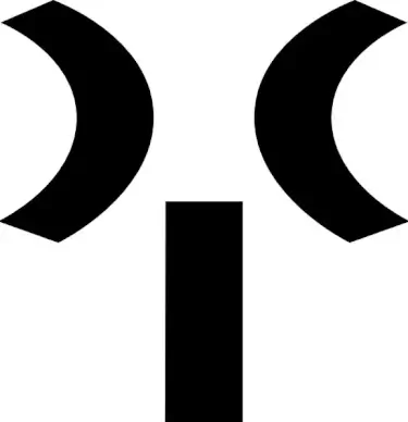 Old Turkic Letter G clip art