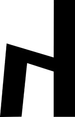 Old Turkic Letter Q clip art