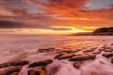 on the rocks