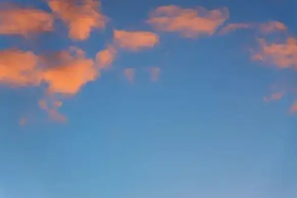orange clouds
