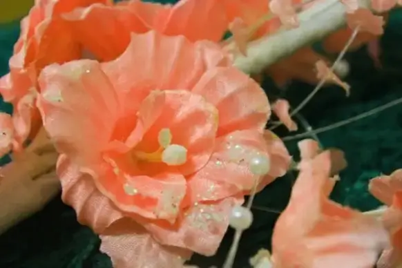 orange flower background 2