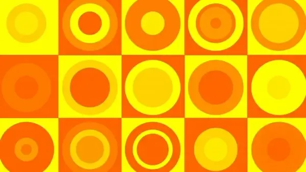orangeyellow retro background