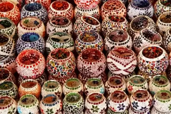 oriental candle holders