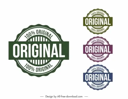 original copy stamps templates classical striped circles