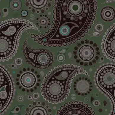 ornate paisley pattern seamless vector