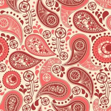 ornate paisley pattern vector