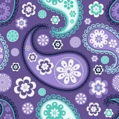 ornate paisley pattern vector