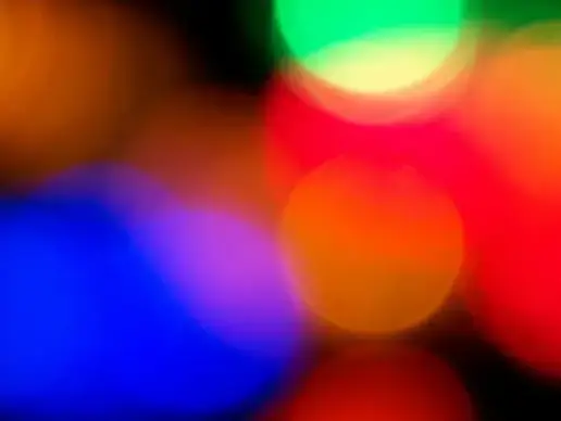 outoffocus christmas lights