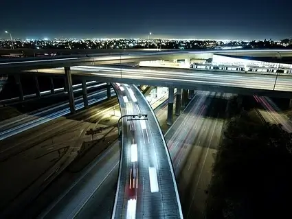 overpass night view picture