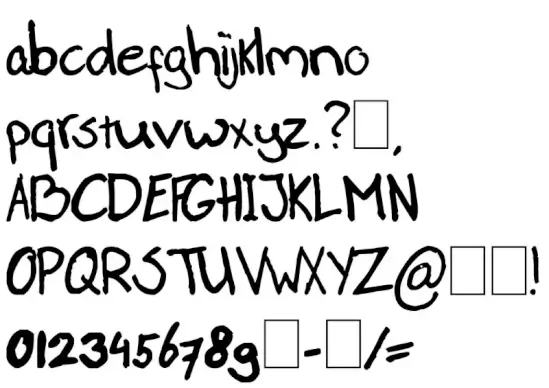 Paasse Handwriting