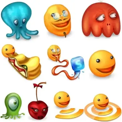 Pacman Returns Icon Set icons pack