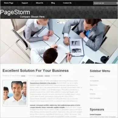 Page Storm Template