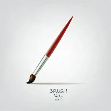Paint brush for drawing or makeup