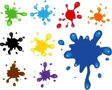 paint splats