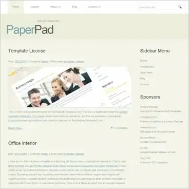 Paper Pad Template