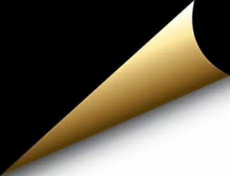 curled paper background modern contrast 3d design