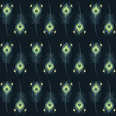peacock feather background repeating colored design
