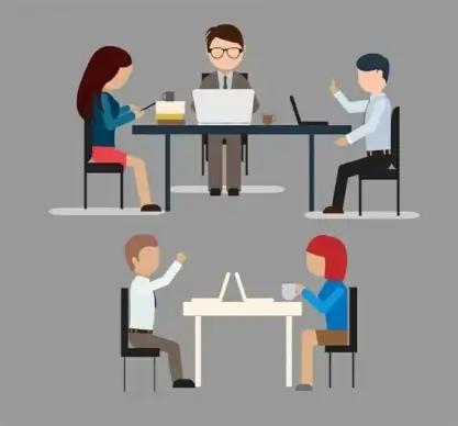 people at work concepts design teamwork style
