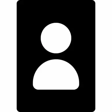 people portrait sign icon flat contrast geometry sketch