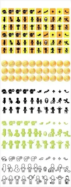 people style icon vector