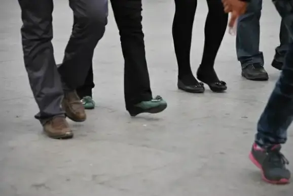 people walking