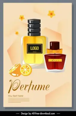 perfume advertising banner luxury elegant decor