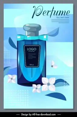 perfume advertising banner shiny elegant decor