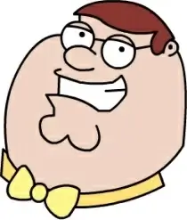 Peter Griffen Tux head