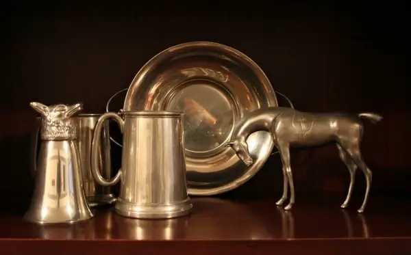 pewter horse metal