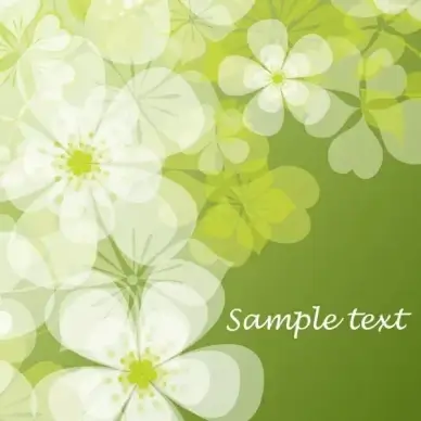 botany background template colored flat blurred decor