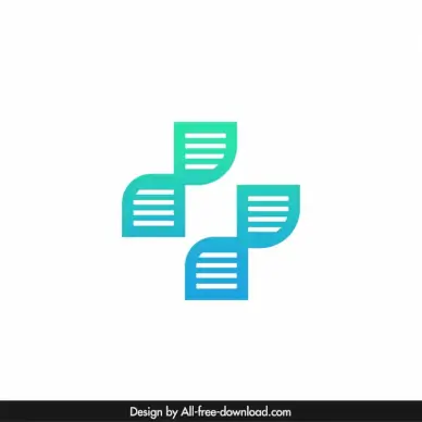 pharmacy cross design elements modern flat symmetric geometric curves lines design 
