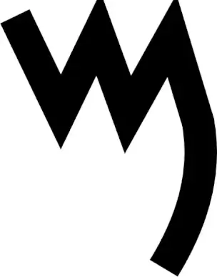 Phoenician Mem clip art