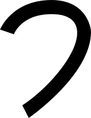 Phoenician Pe clip art
