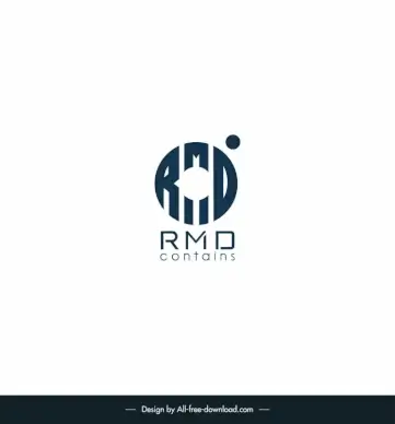 photographer a logo business template modern flat circle geometry design 