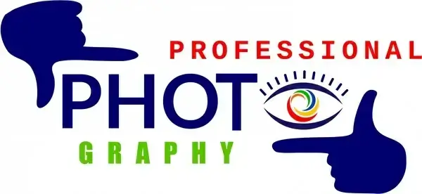 photographic advertisement eye fingers design on white background