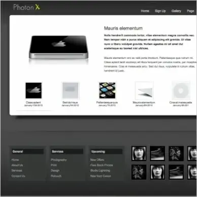 Photon X Template