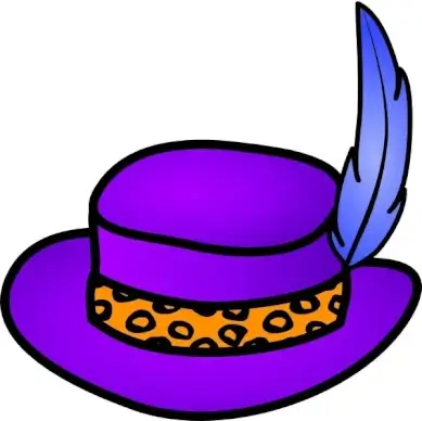 Pimp Hat clip art