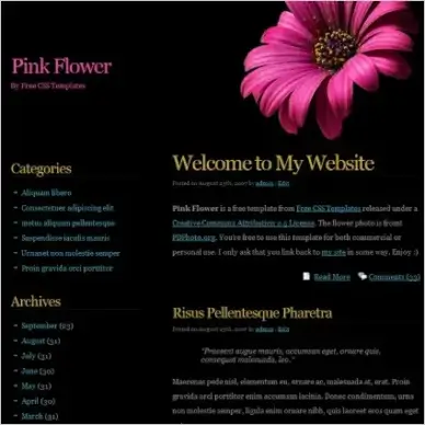 pink flower