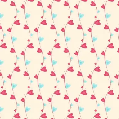 pink heart pattern background