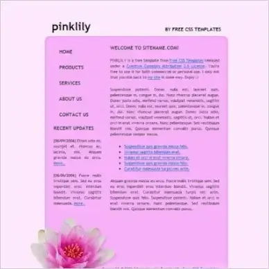 pink lily