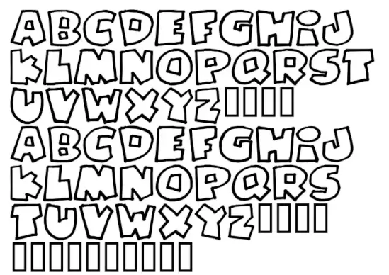 Pizzadude Fat Outline